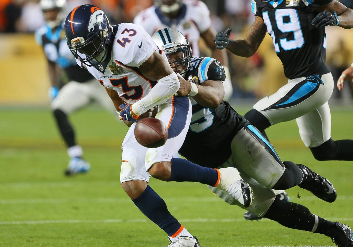 Peyton Manning, Broncos win Super Bowl 50 behind dominating defensive  effort - Stampede Blue