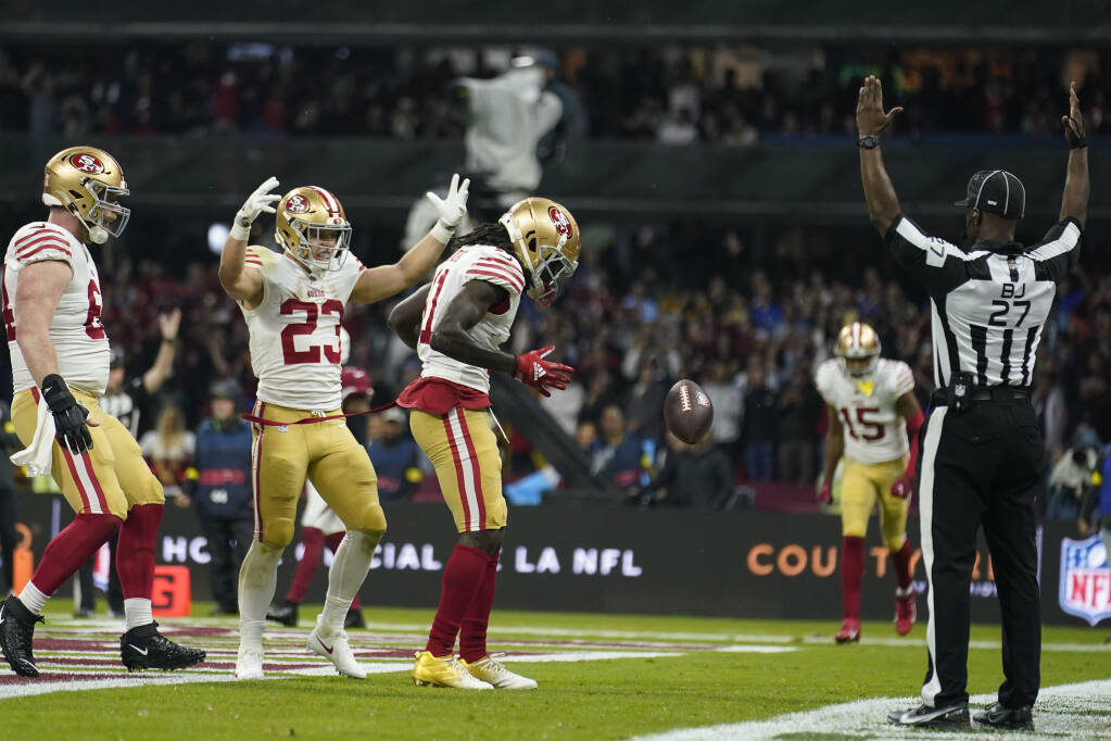 Arizona Cardinals defense run out of Mexico City by 49ers ground game
