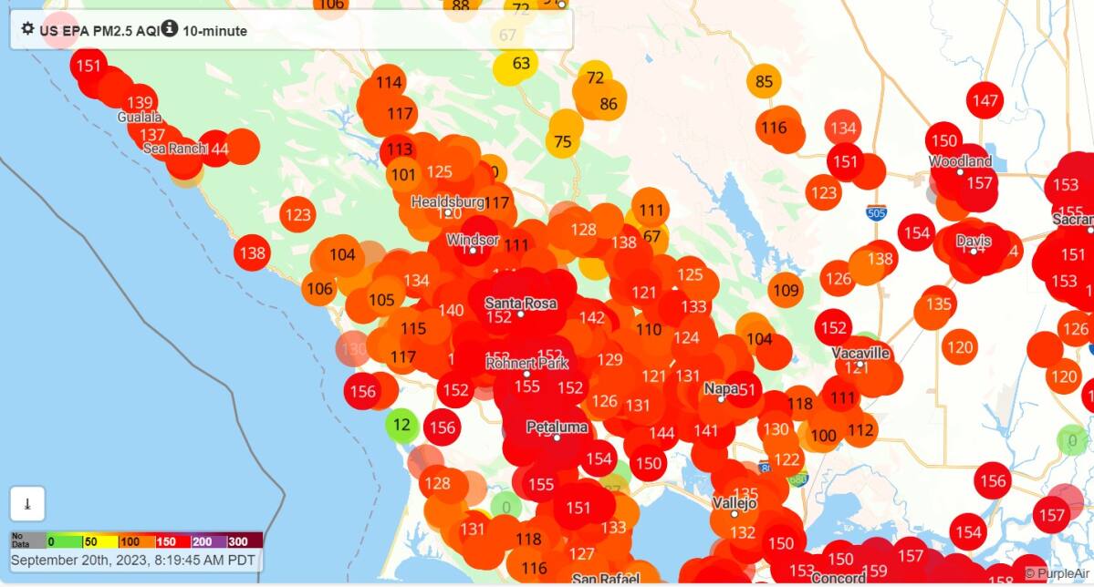 North Bay again at risk of dangerous fire weather conditions denoted by red  flag warning