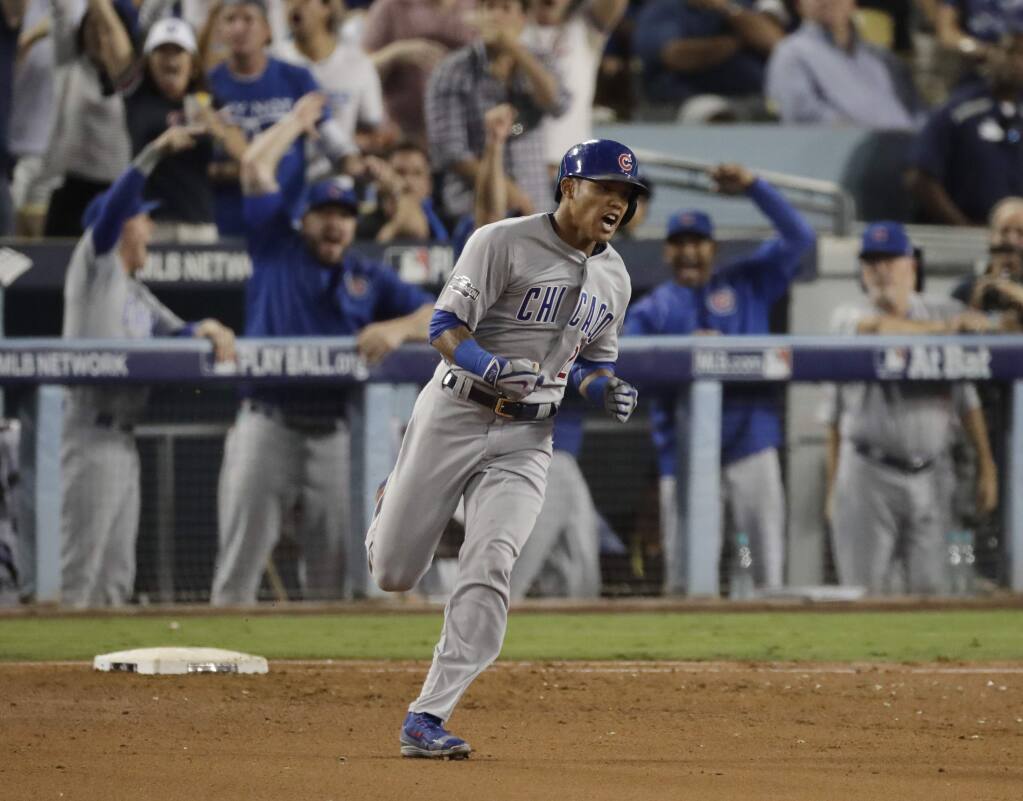 World Series record tied by Cubs SS Addison Russell's six RBI in Game 6 