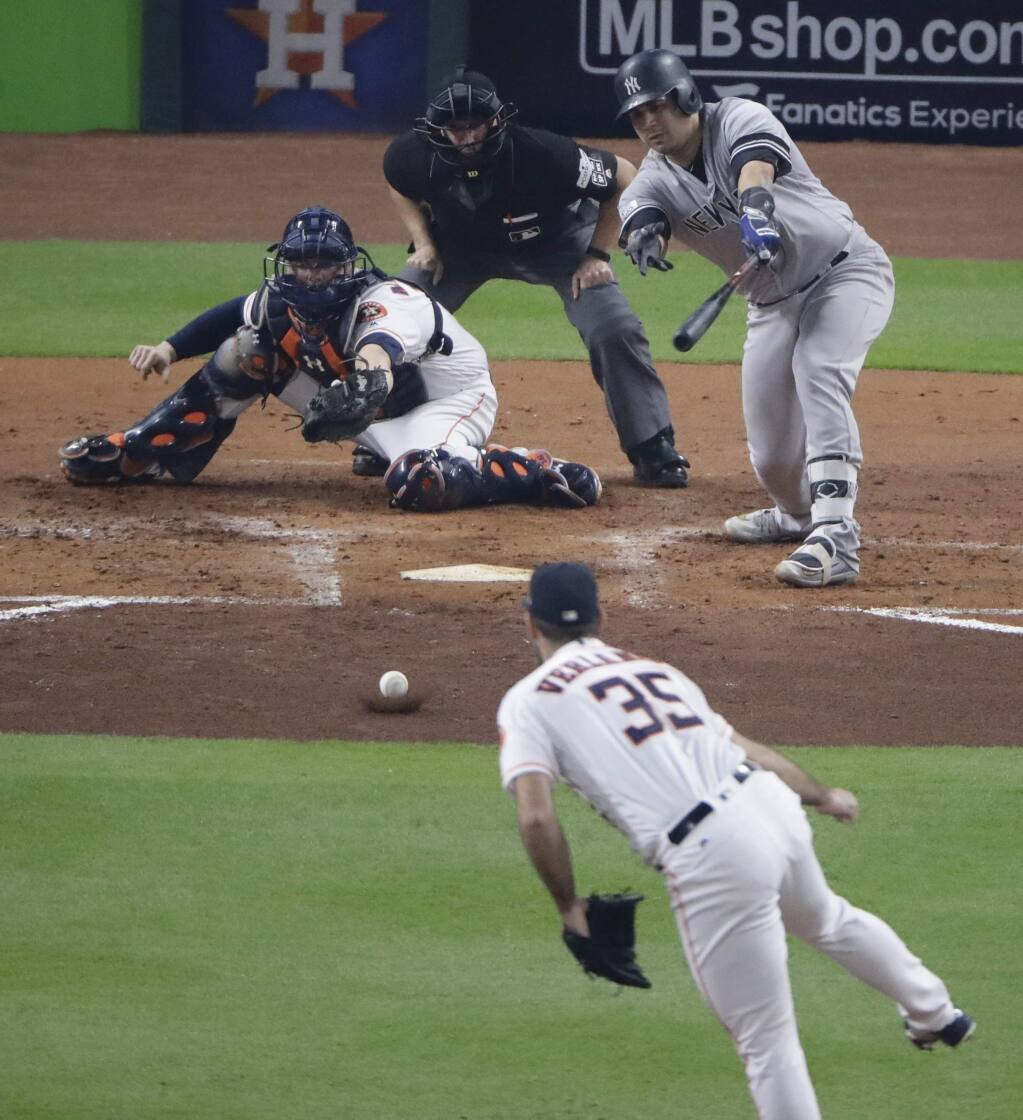 Justin Verlander pitches 7 innings to start second stint with Astros but  loses 3-1 to the Yankees