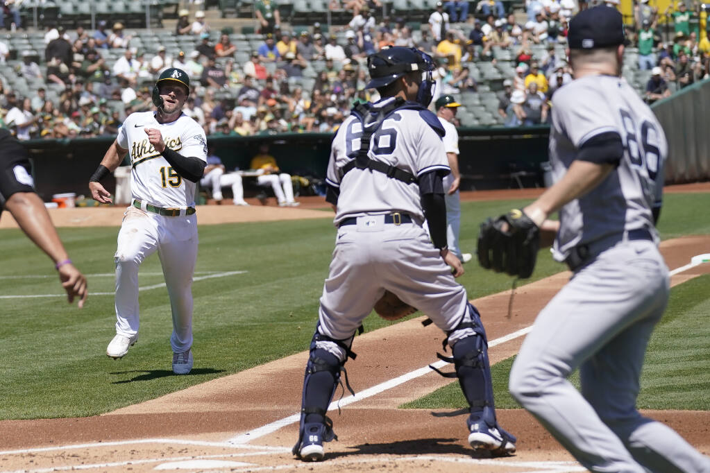 A's shut down Yankees' bats for 2nd straight game in 4-1 win