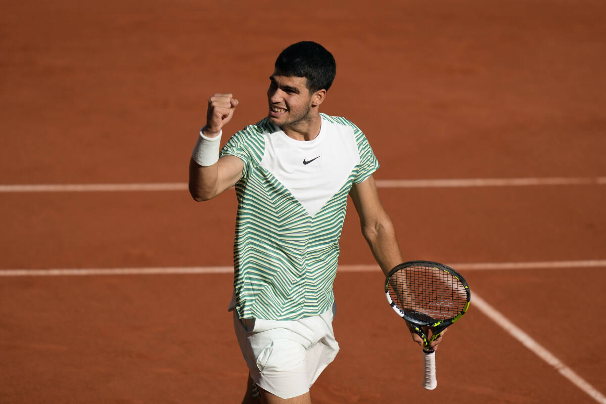Carlos Alcaraz will face an Italian qualifier in the French Open