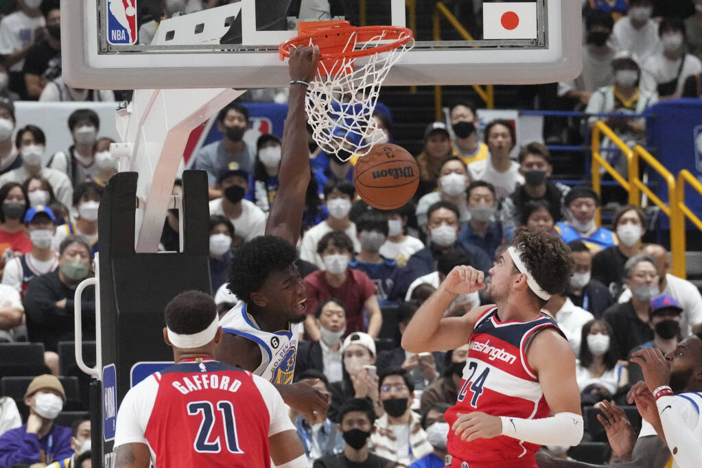 NBA returns to Japan with two Warriors-Wizards preseason games in 2022