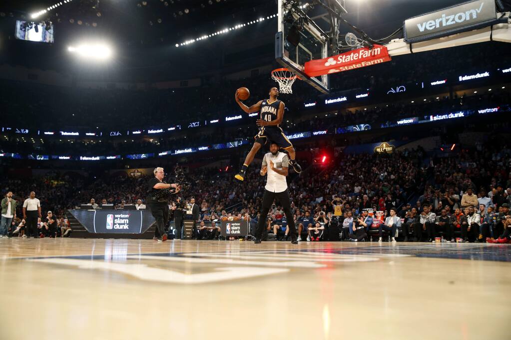 Pacers' Paul George to compete in dunk contest