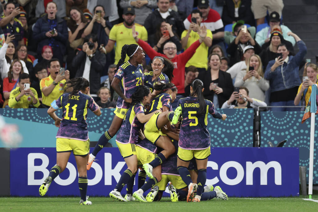 Colombia stages stunning upset against Germany in Women's World Cup