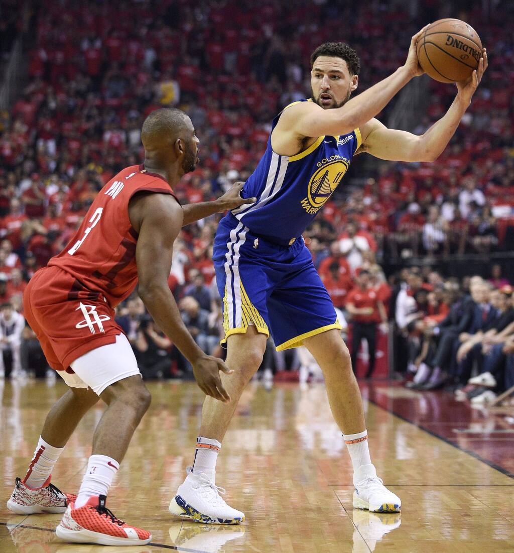 Klay Thompson and Andre Iguodala support 49ers at NFC Championship