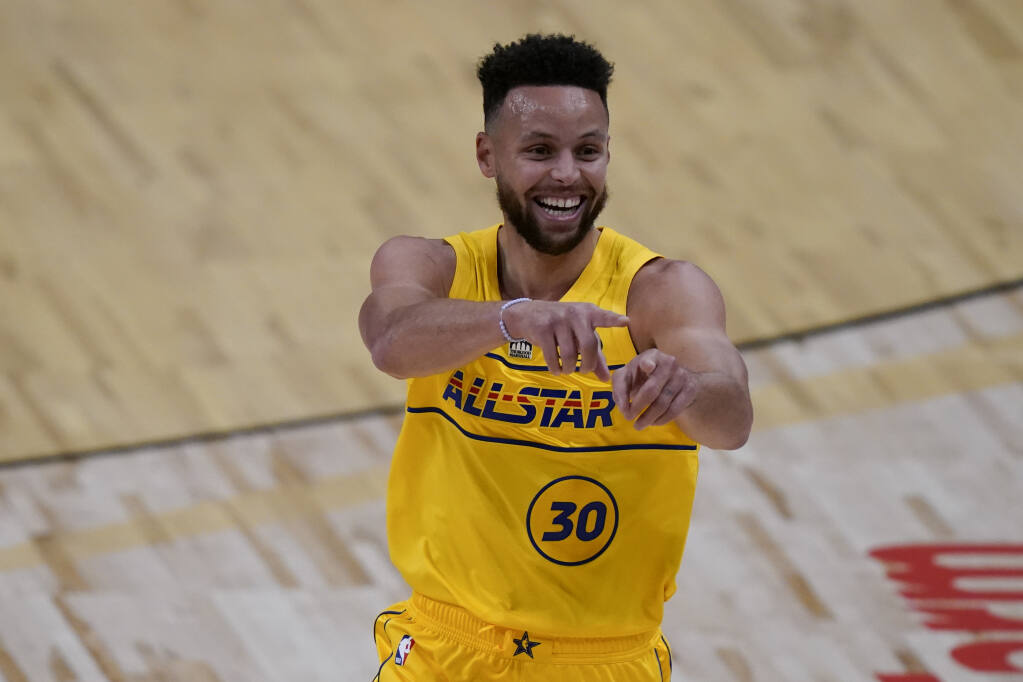 Stephen Curry's All-Star Game-ending dunk shocked everyone, especially Team  LeBron 