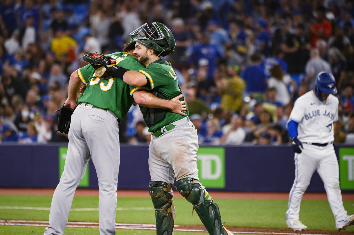 Shea Langeliers' game-winning HR in 9th helps A's end skid