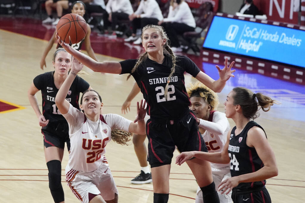 No. 1 Stanford beats USC 8060 for 6th straight victory
