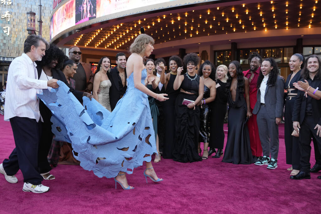 Taylor Swift 'Eras Tour' movie premiere: Photos from the red carpet