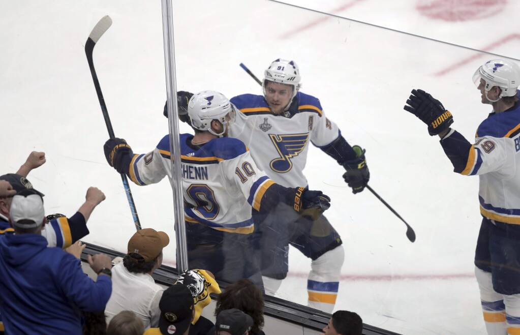 Final: Bruins top Blues 4-2, lead Stanley Cup Final 1-0