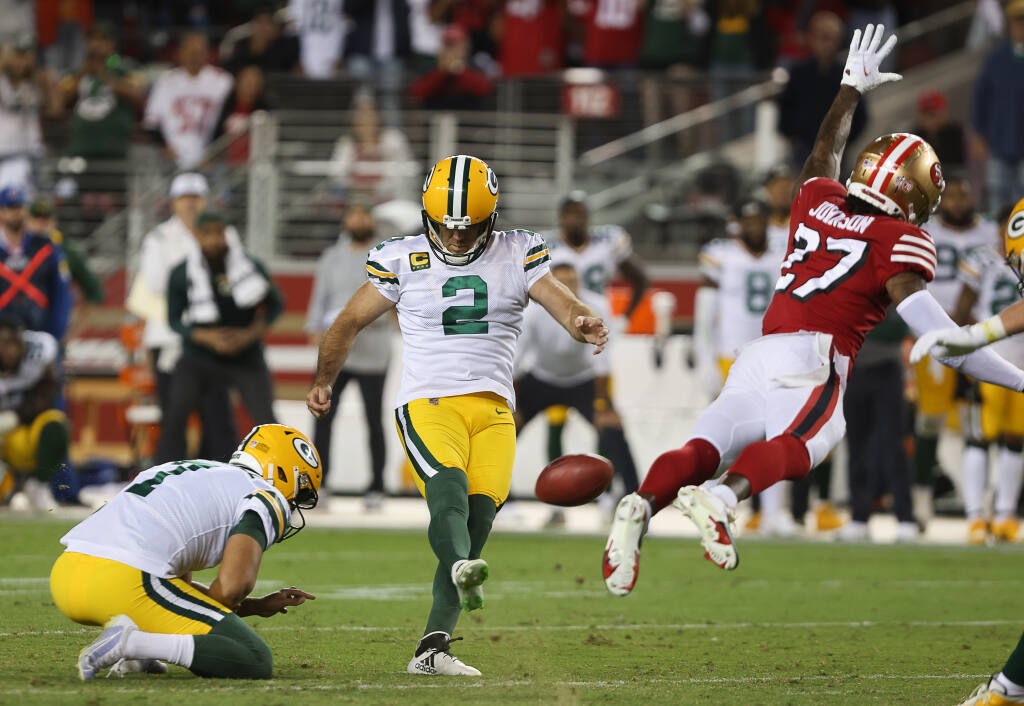 Aaron Rodgers rallies Packers past 49ers 30-28