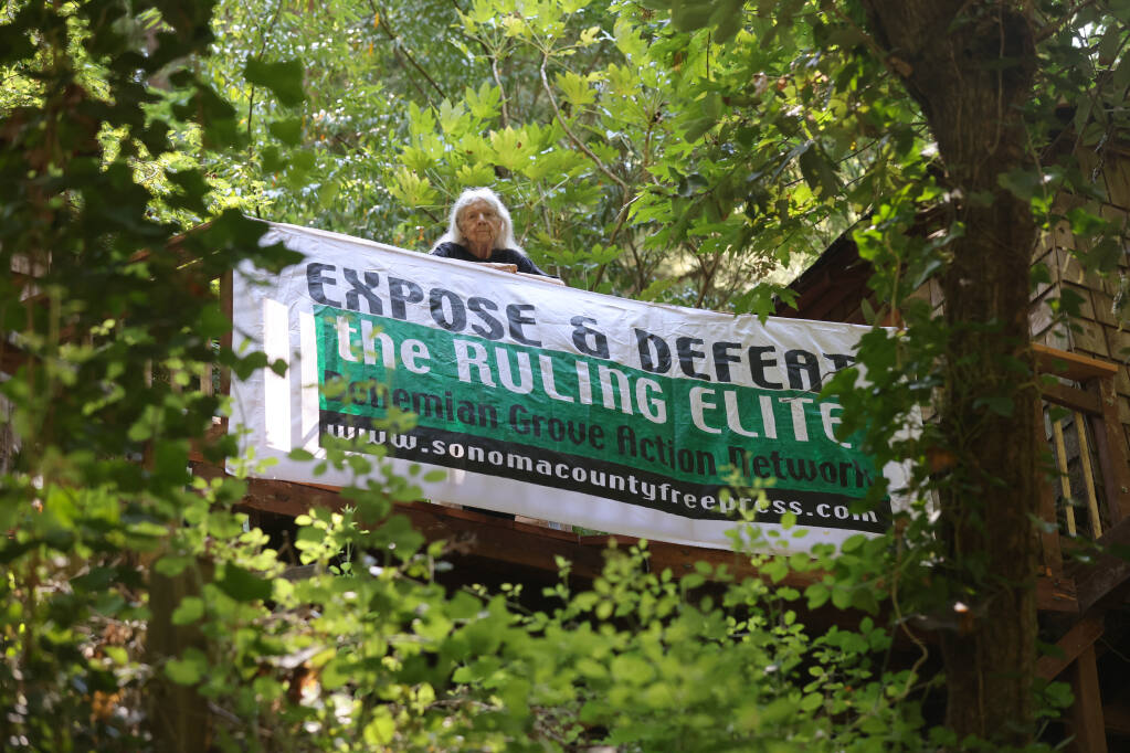 Protests have waned at Bohemian Grove, but suspicion lingers