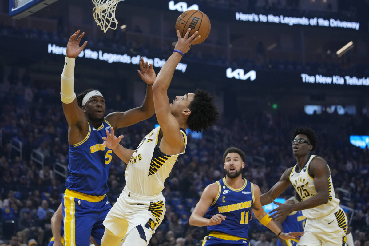Rookies shine, but Pacers fall short vs. Warriors