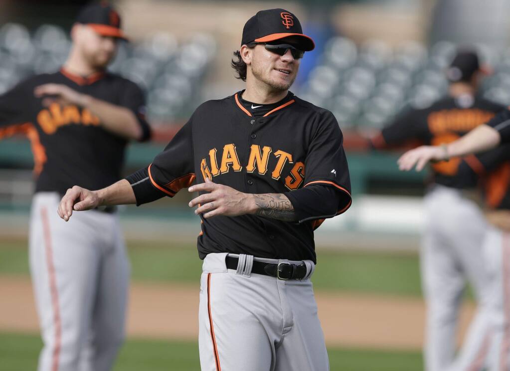 Giants' Jake Peavy continues to give, even after so much was taken