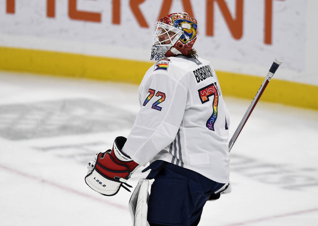 NHL bans Pride jerseys in pre-game warmups