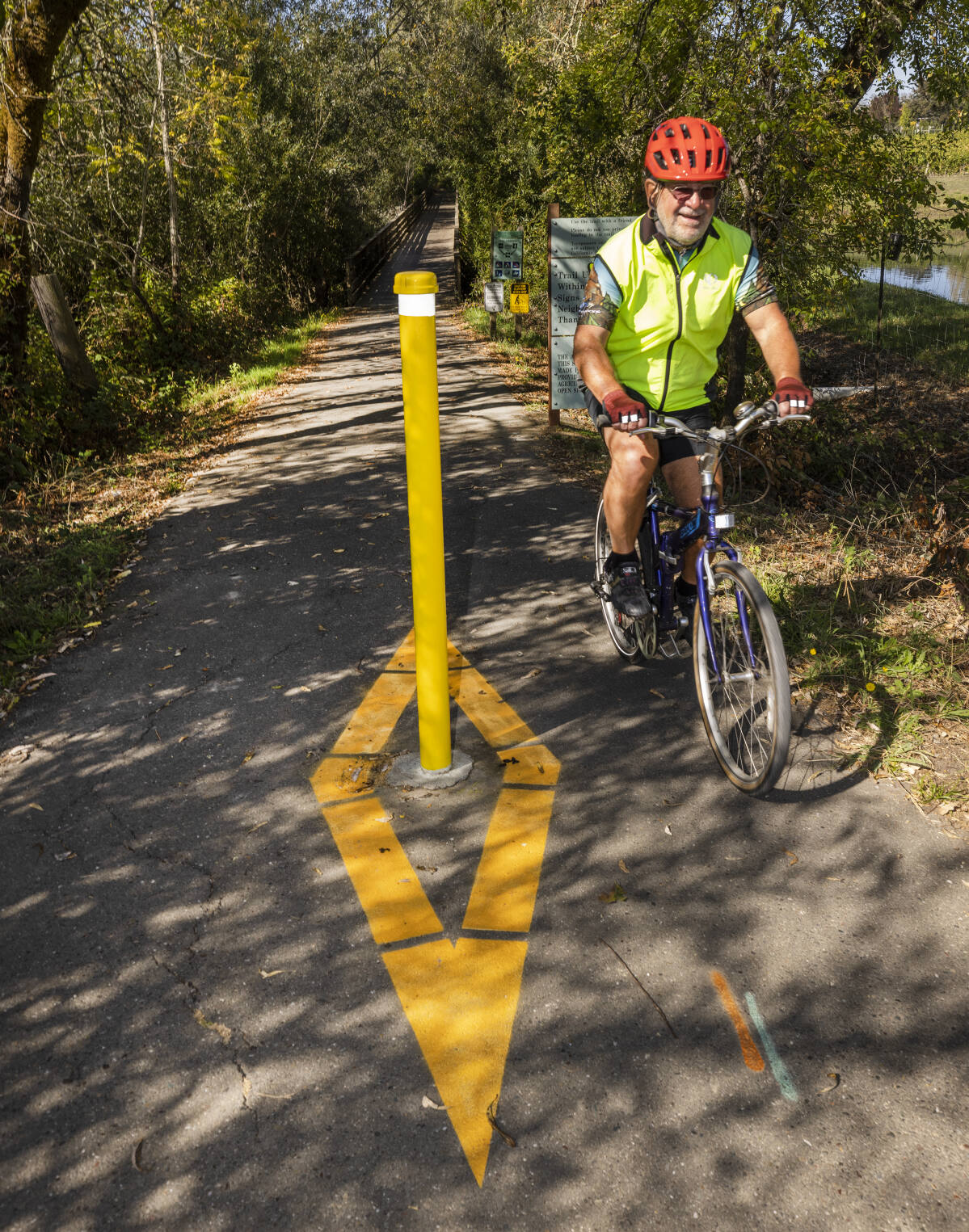 Saanich asks CRD to pull bollards that cause cyclists 'horrific