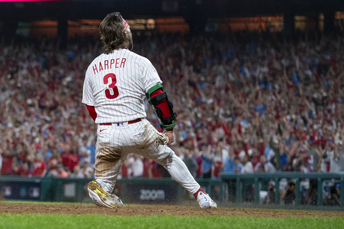 Bryce Harper Homers As Phillies Avoid Being Swept By Dodgers To