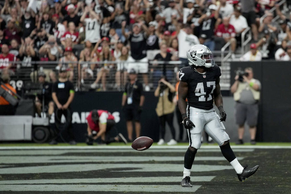 Aidan O'Connell efficient in leading Raiders to a 34-7 preseason win over  49ers