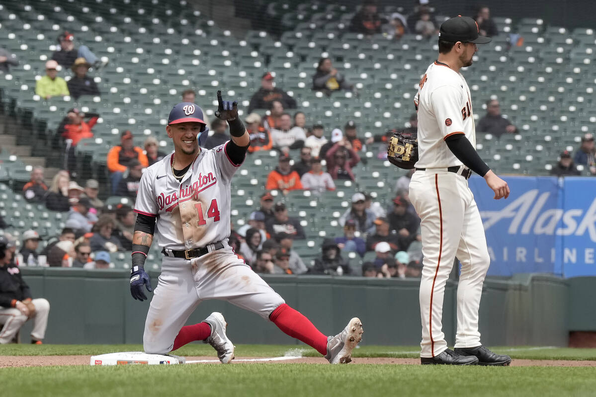 Giants observations: Sean Manaea torched by Nationals in late-rally loss –  NBC Sports Bay Area & California