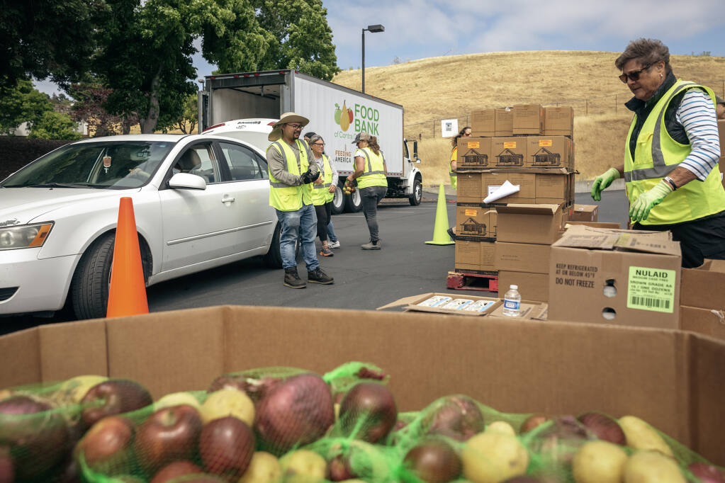 A catastrophic hunger crisis? California food banks are being flooded ...