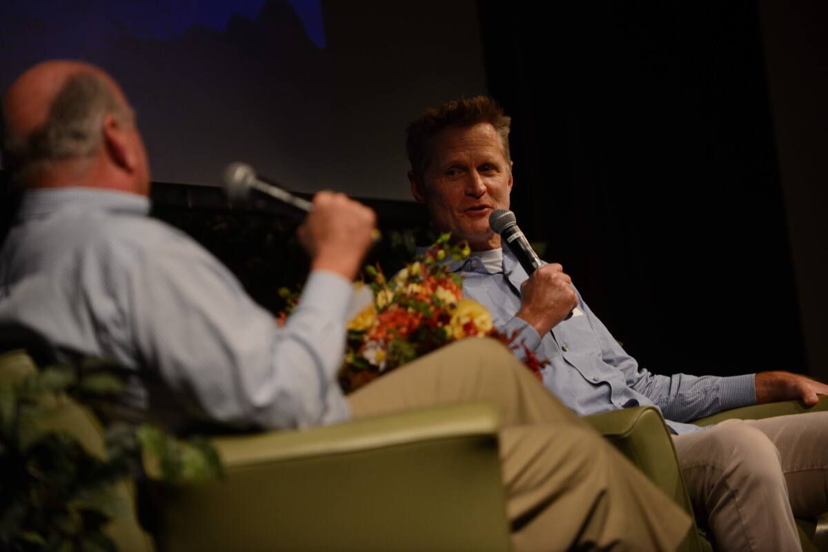 Steve Kerr informs and educates audience at Hanna Boys Center in Sonoma