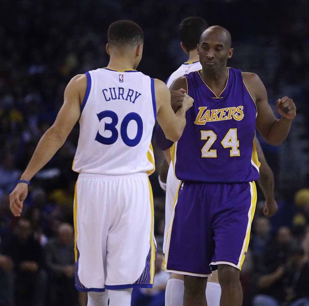 Kobe Bryant: LA Lakers win NBA star's farewell game