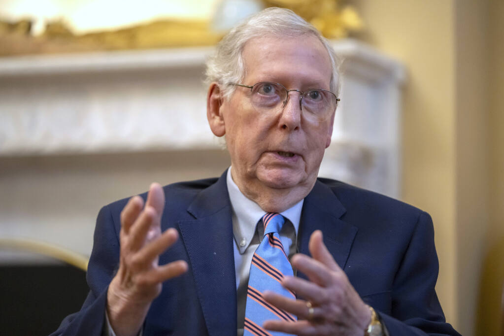 Mitch McConnell, standing apart in a changing GOP, digs in on his