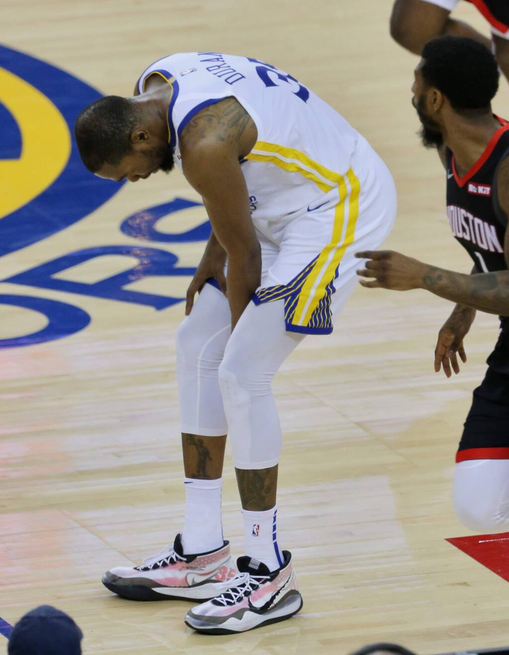 Kevin Durant's calf injury 'more serious than we thought,' Warriors coach  says