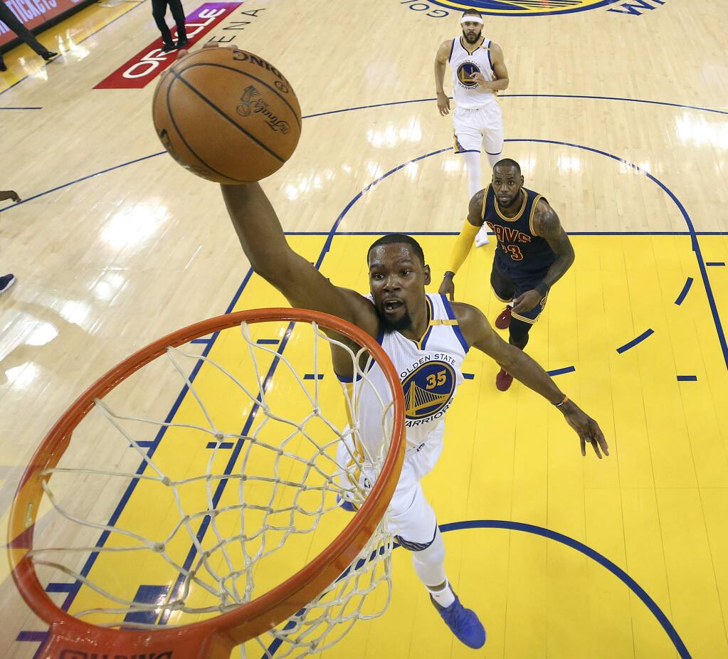 Kevin Durant shooting air ball on final shot did not do him