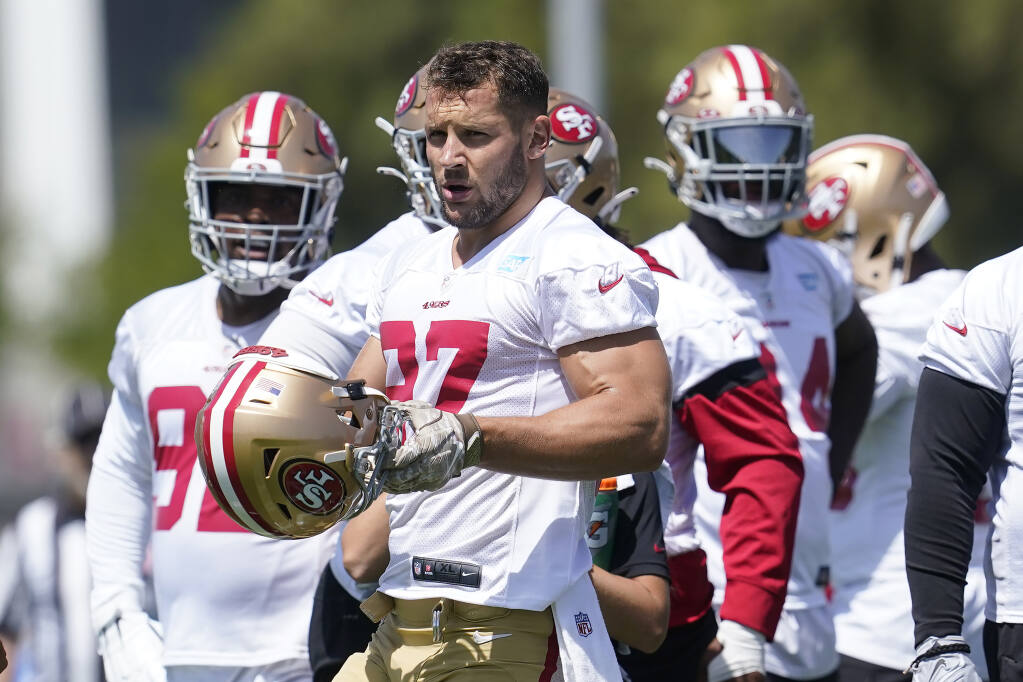 Nick Bosa expected to get full workload in 49ers' Week 2 clash with Rams - A  to Z Sports
