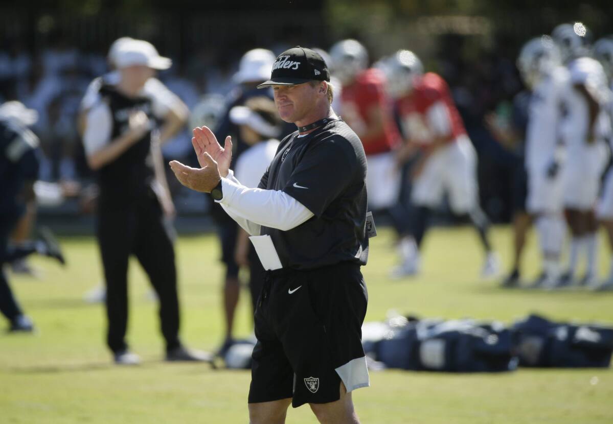 Nevius: Raiders coach Jon Gruden embraces role as reality TV star