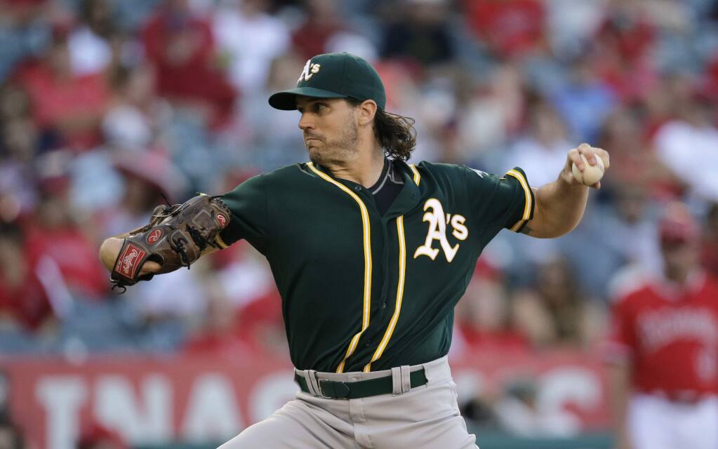 Barry Zito content after A's 8-7 win against Angels