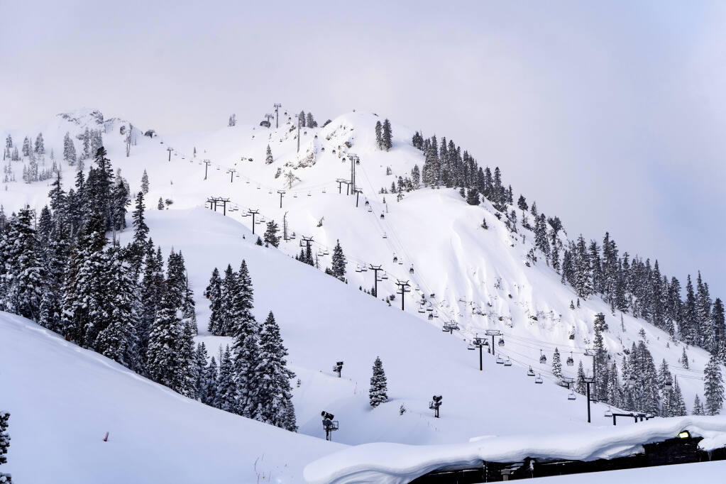Palisades Tahoe expected to record more than 600 inches of snowfall for the  season Wednesday