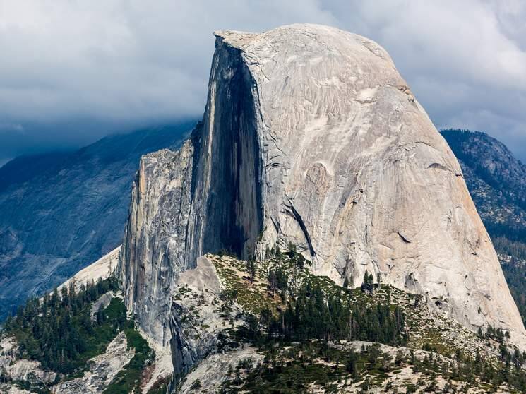 Lingering snow delays installation of Half Dome cables in Yosemite