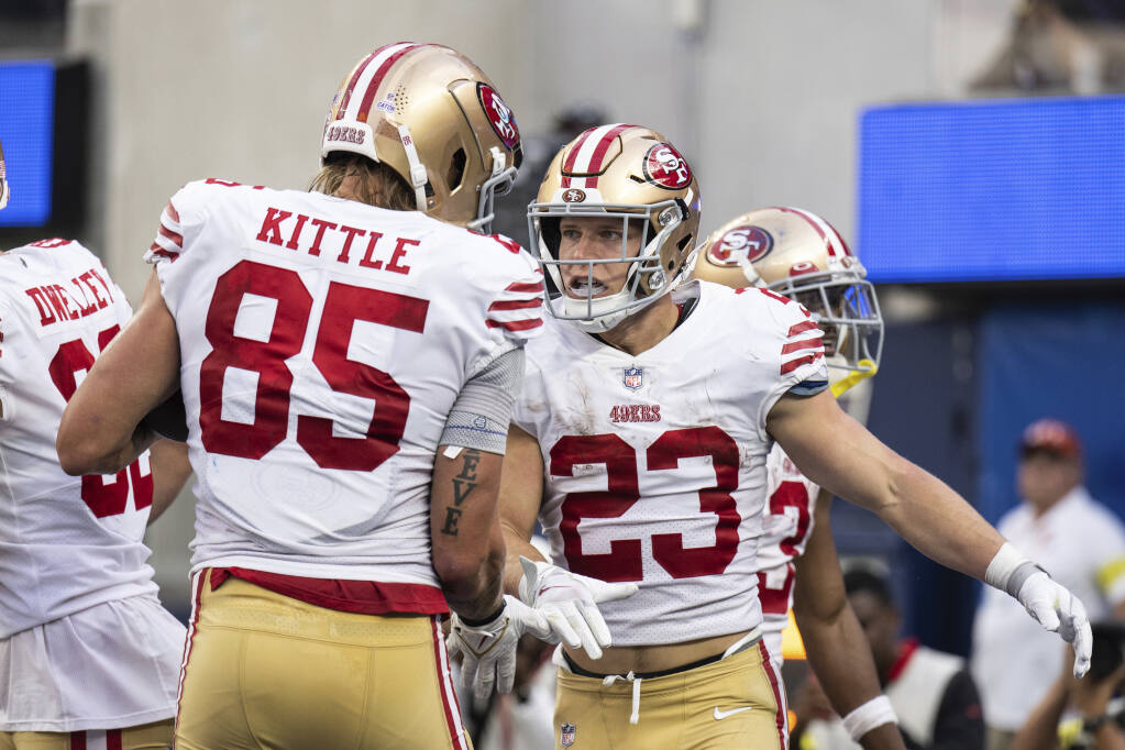 Prophetic George Kittle once predicted Christian McCaffrey joining