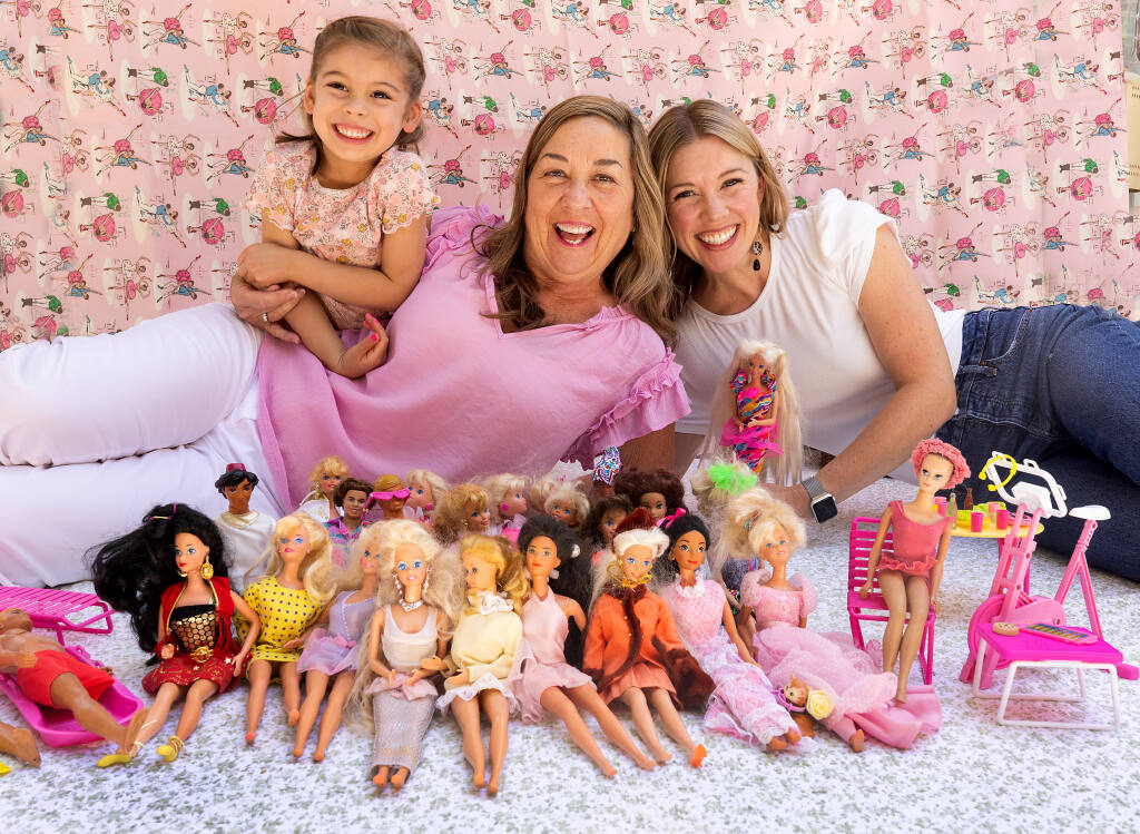 Grandma lives every day as Barbie in pink dream house - but has
