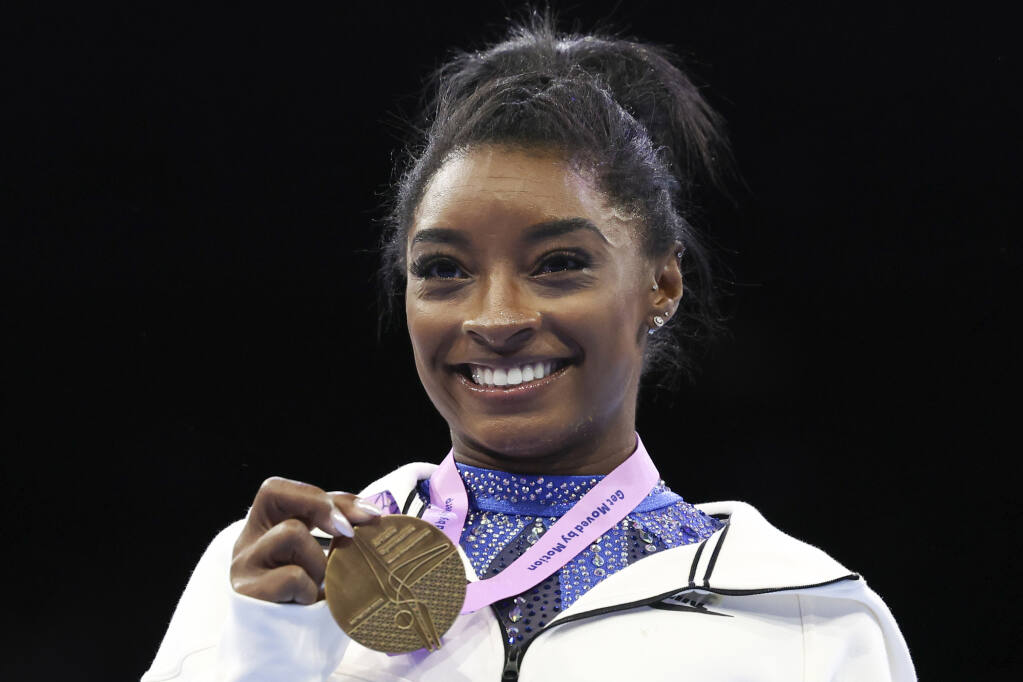Gymnastics star Simone Biles named AP Female Athlete of the Year a third  time after dazzling return