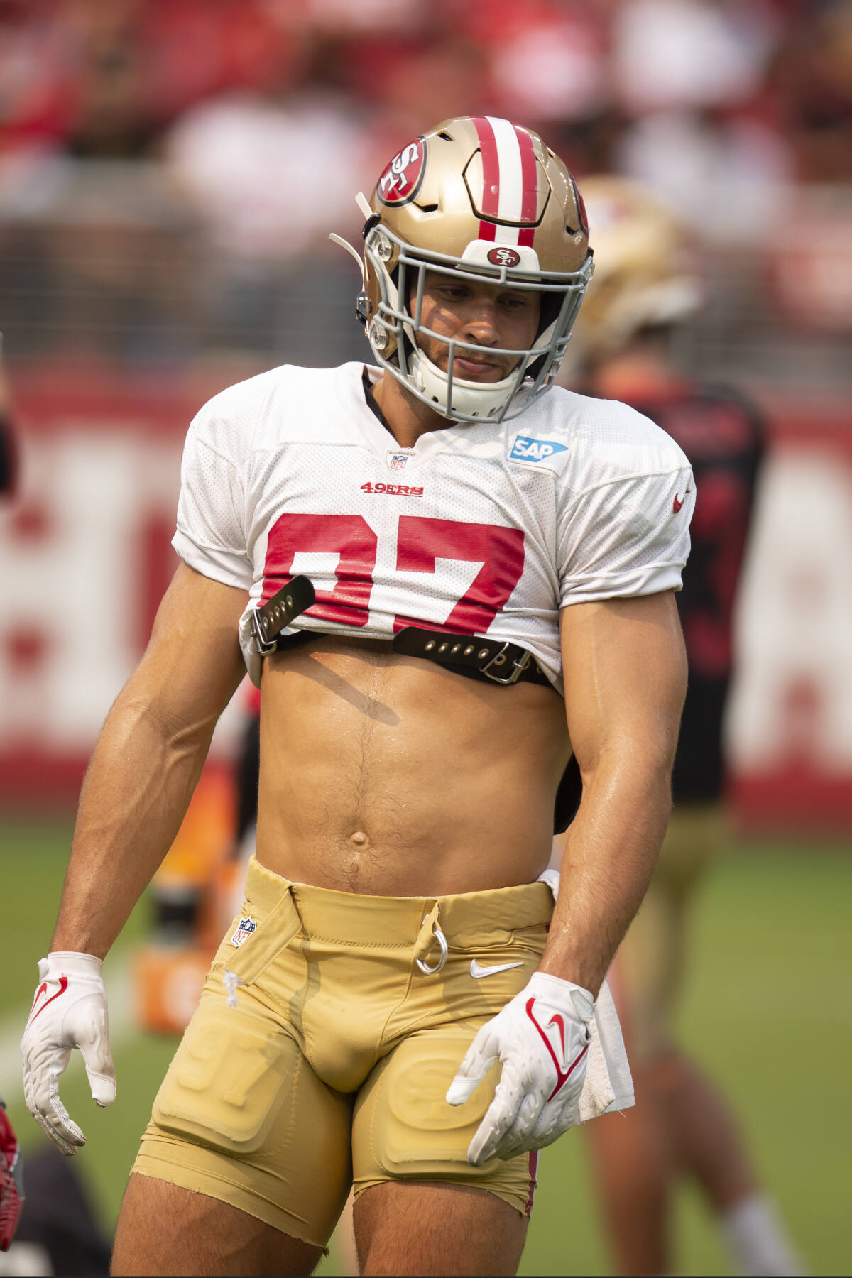 49ers offseason workout: Nick Bosa among absentees, plus a first look at  Garoppolo alongside Lance – Daily Democrat