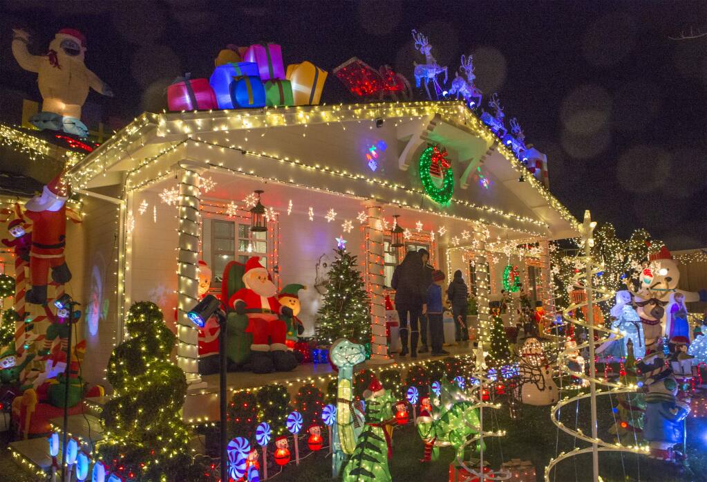 PHOTOS: Spectacular house and yard Christmas decorations