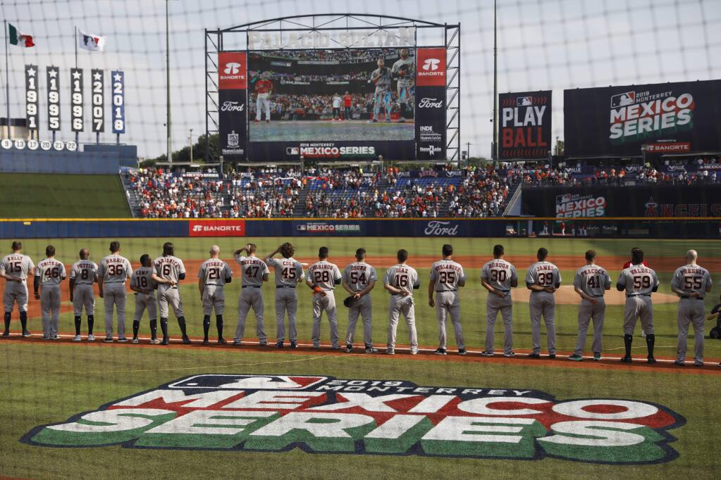 Houston Astros to open 2024 season at home, heads to Mexico for MLB World  Tour series
