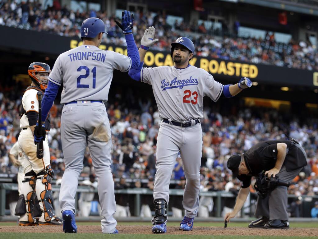 Dodgers News: Justin Turner Celebrates Adrian Gonzalez