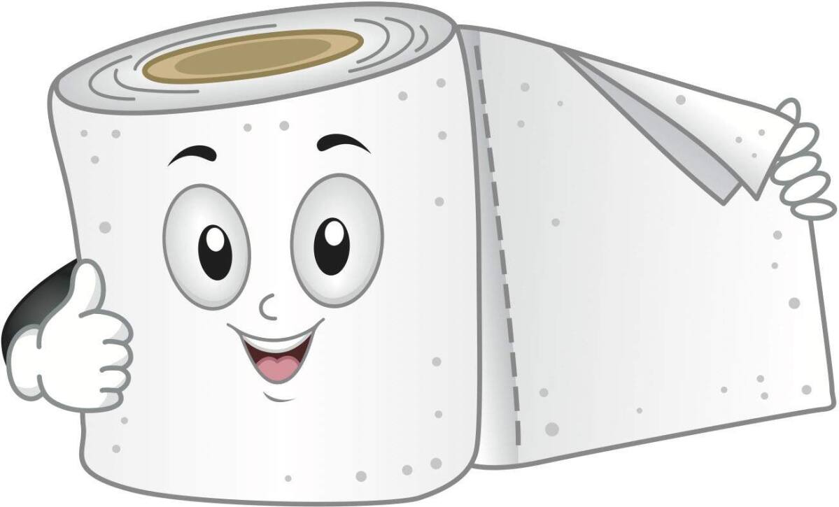 Туалетная бумага с глазами