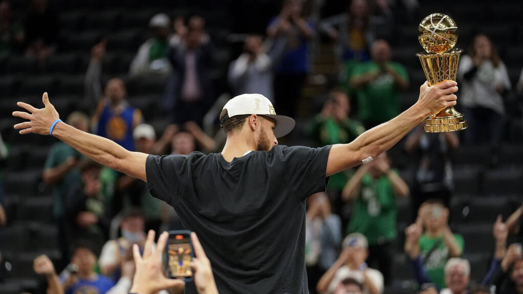 NBA Finals 2022: Steph Curry breaks down after championship win