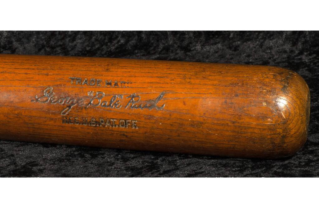 The bat Babe Ruth used to hit home run #500 up for auction in