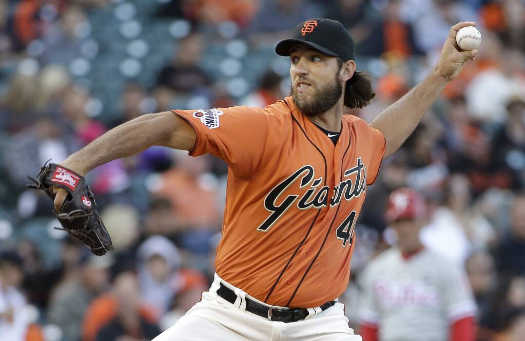 Lowell Cohn: Madison Bumgarner needs relief — from chew police