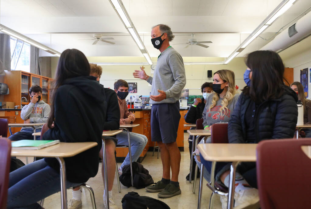 Cardinal Newman High School returns to nearly full-time classroom