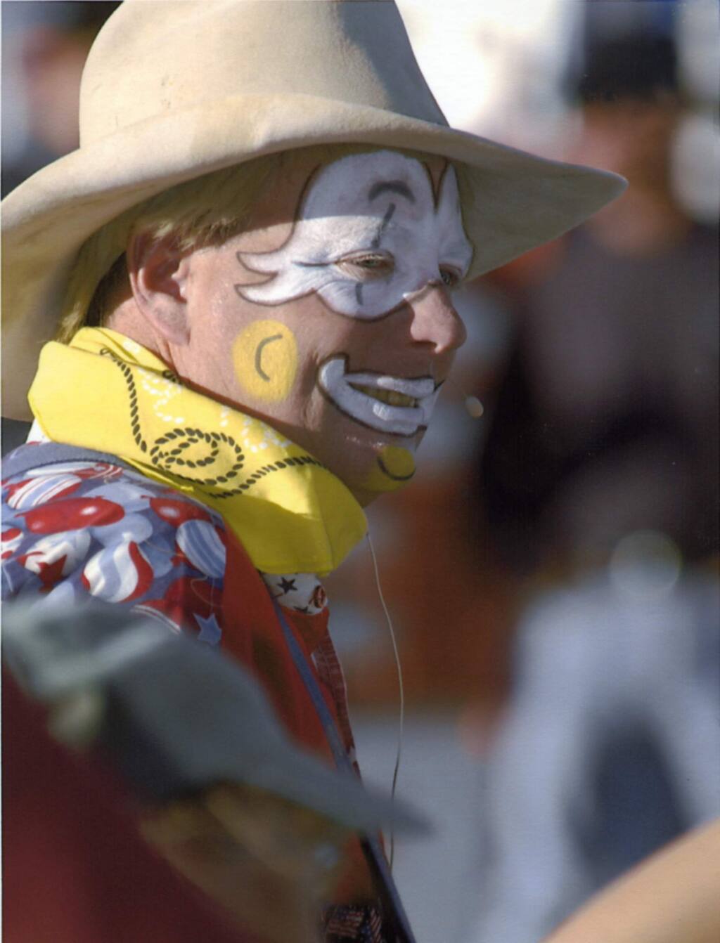 Rodeo Clown  Clown face paint, Rodeo, Clown faces