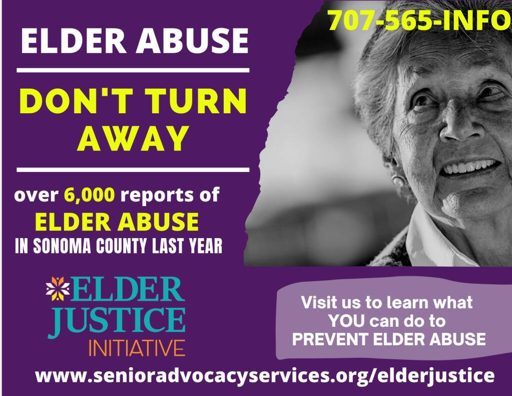 Sonoma County recognizes Elder Abuse Month with purple flags